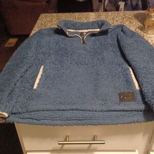 Cozy Blue Fleece Women's Sweatshirt